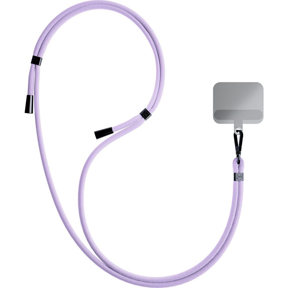 Handy-Schlüsselband 3mk EasyClip, Hellviolett und Schwarz