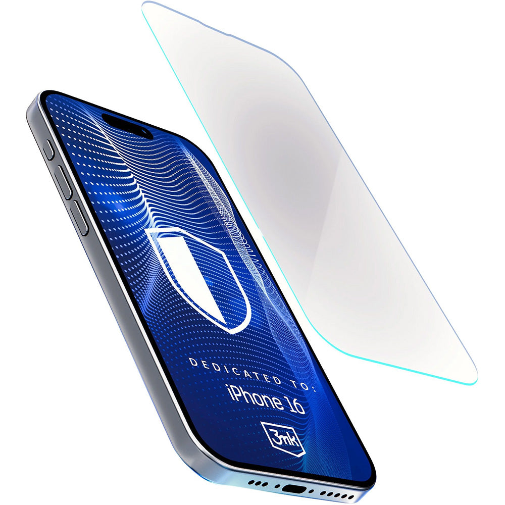 Hybridglas für iPhone 16, 3mk FlexibleGlass Pro