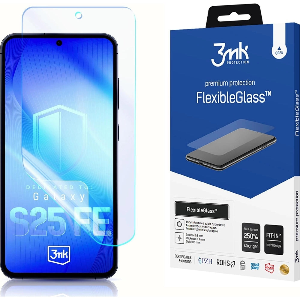 Hybridglas für Galaxy S26 FE/S25 FE, 3mk FlexibleGlass