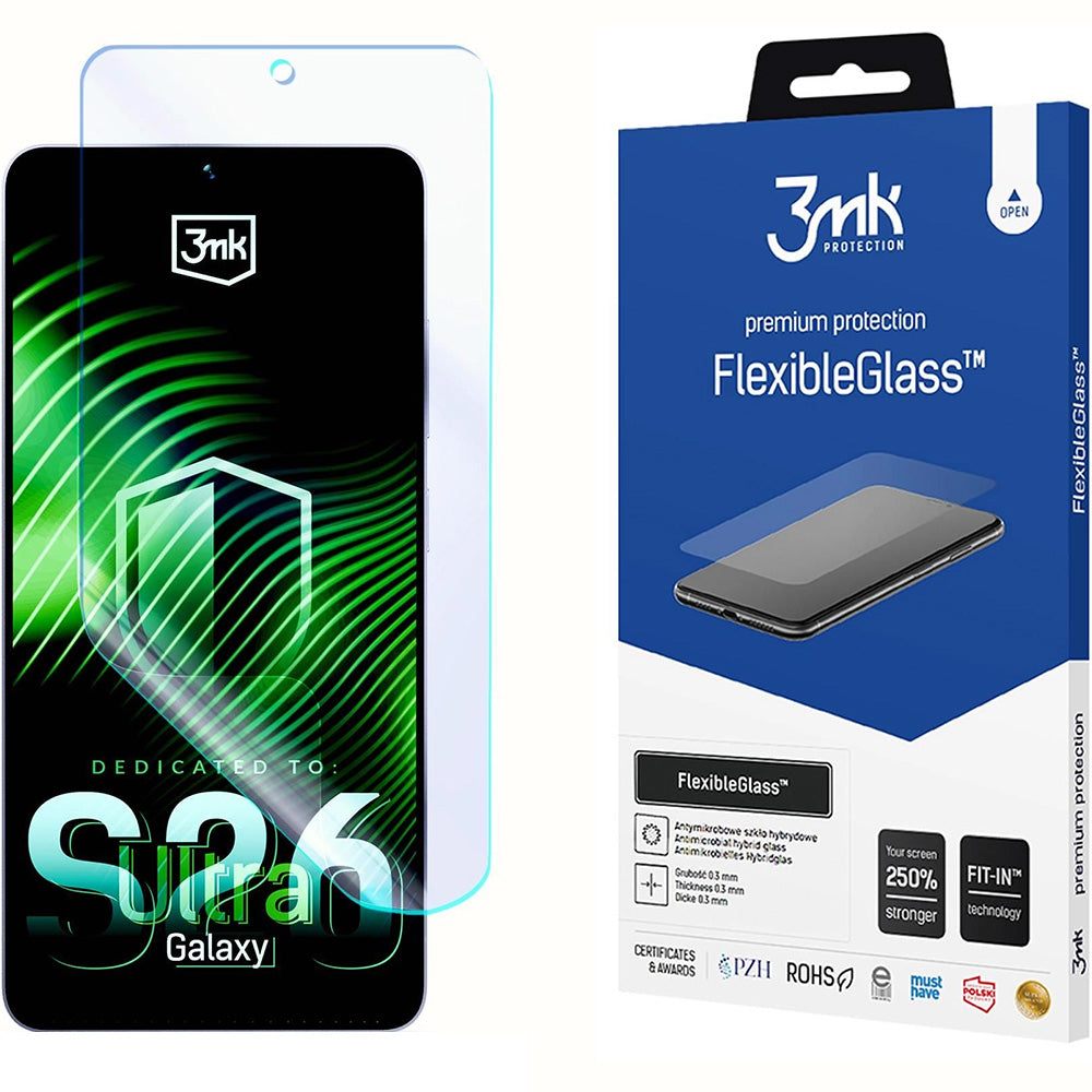 Hybridglas für Galaxy S26 Ultra, 3mk FlexibleGlass