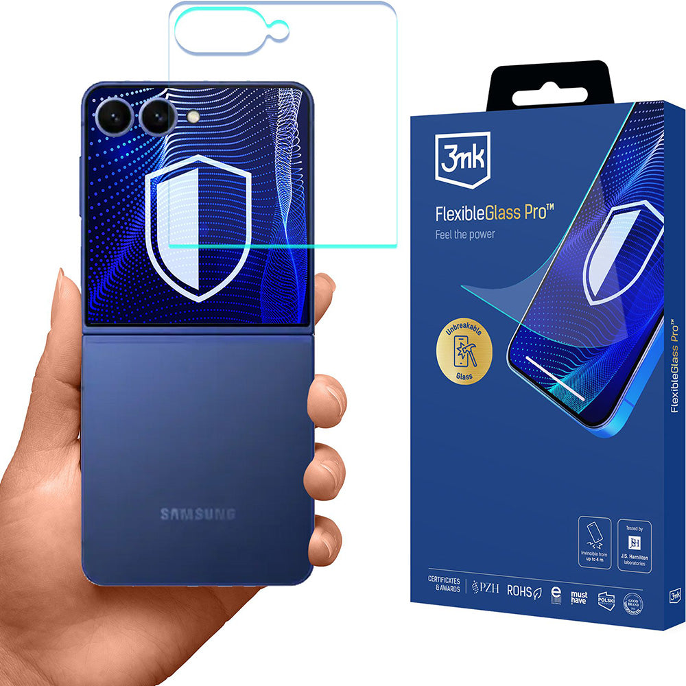 Hybridglas für Galaxy Z Flip8, 3mk FlexibleGlass Pro