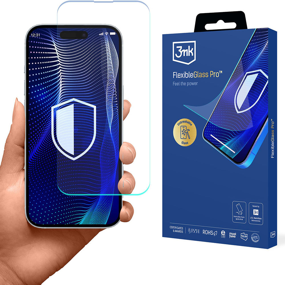 Hybridglas für iPhone 17, 3mk FlexibleGlass Pro