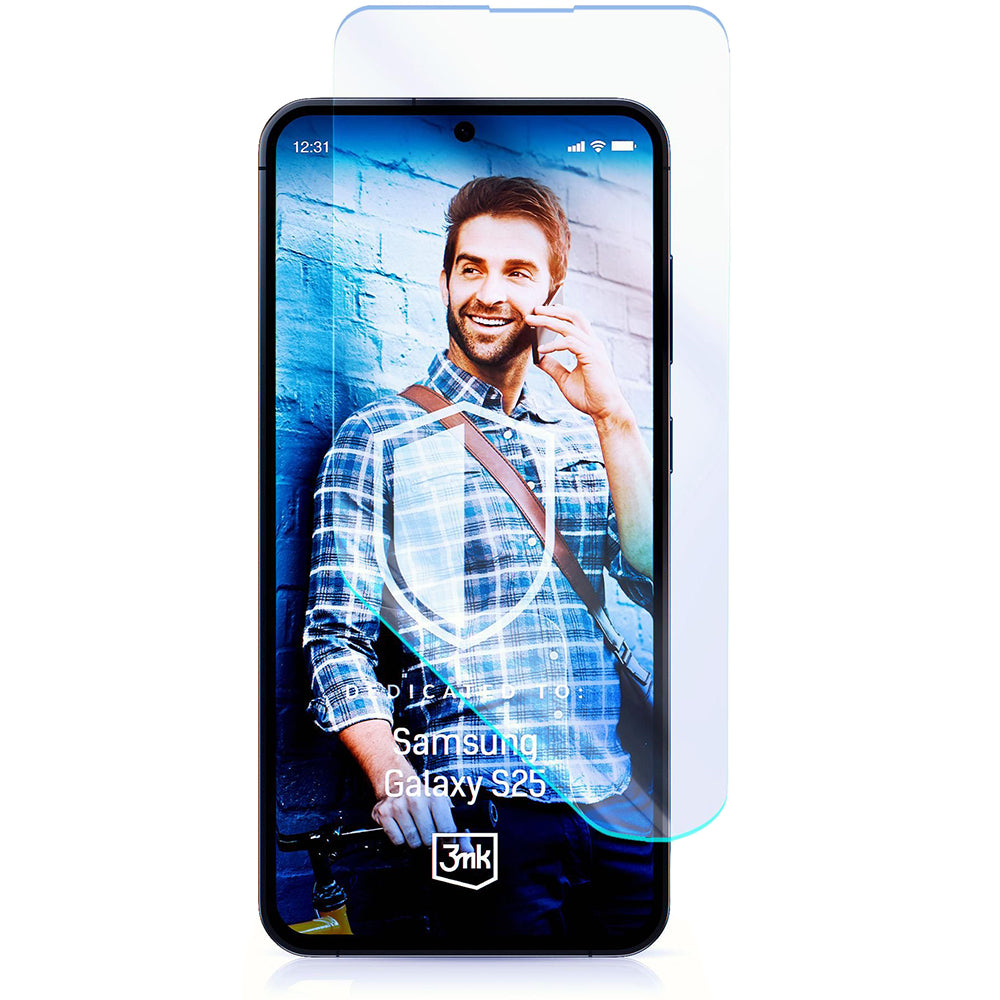 Hybridglas für Samsung Galaxy S25, 3mk FlexibleGlass Pro