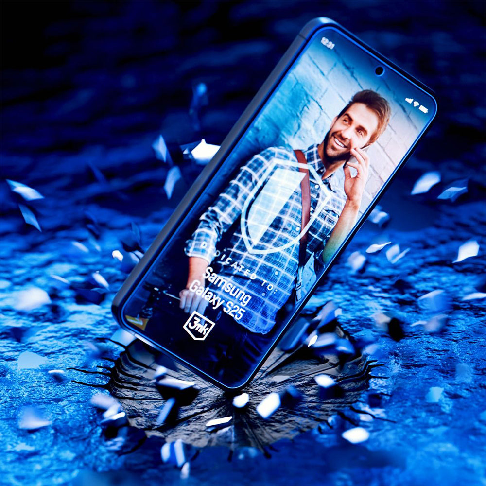 Hybridglas für Samsung Galaxy S25, 3mk FlexibleGlass Pro