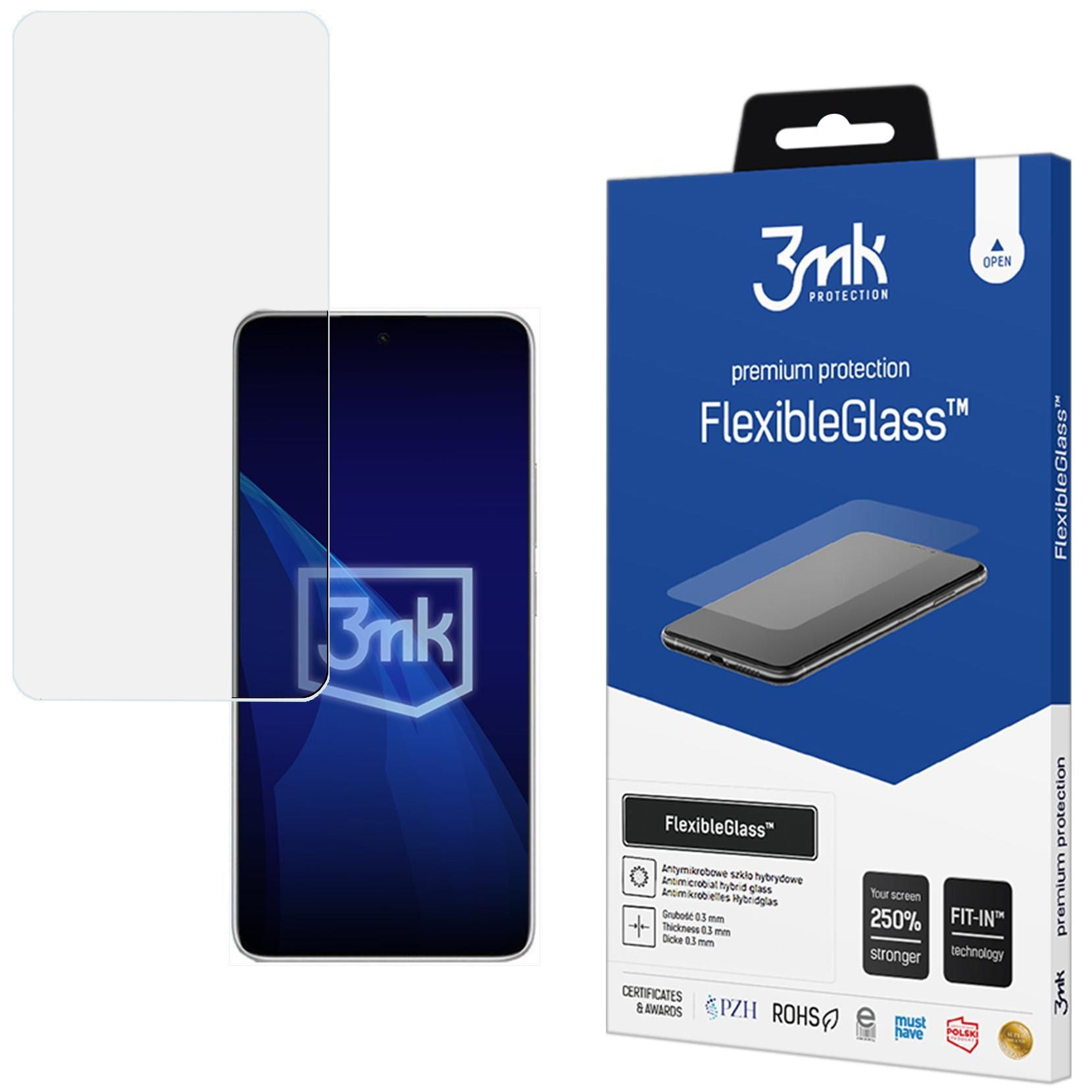 Hybridglas für Redmi Note 14 5G, 3mk FlexibleGlass