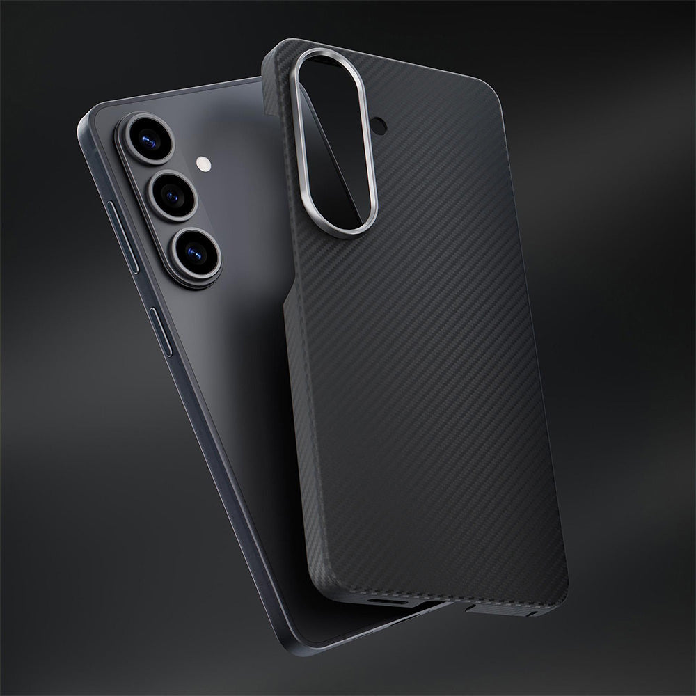 Aramid Handyhülle für Galaxy S26, 3mk Hardy Aramid MagCase mit MagSafe, Schwarz