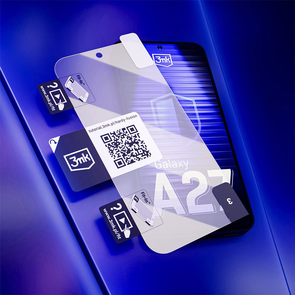 Hybridglas für Galaxy A27 5G, 3mk Hardy Fusion, 2 Stück