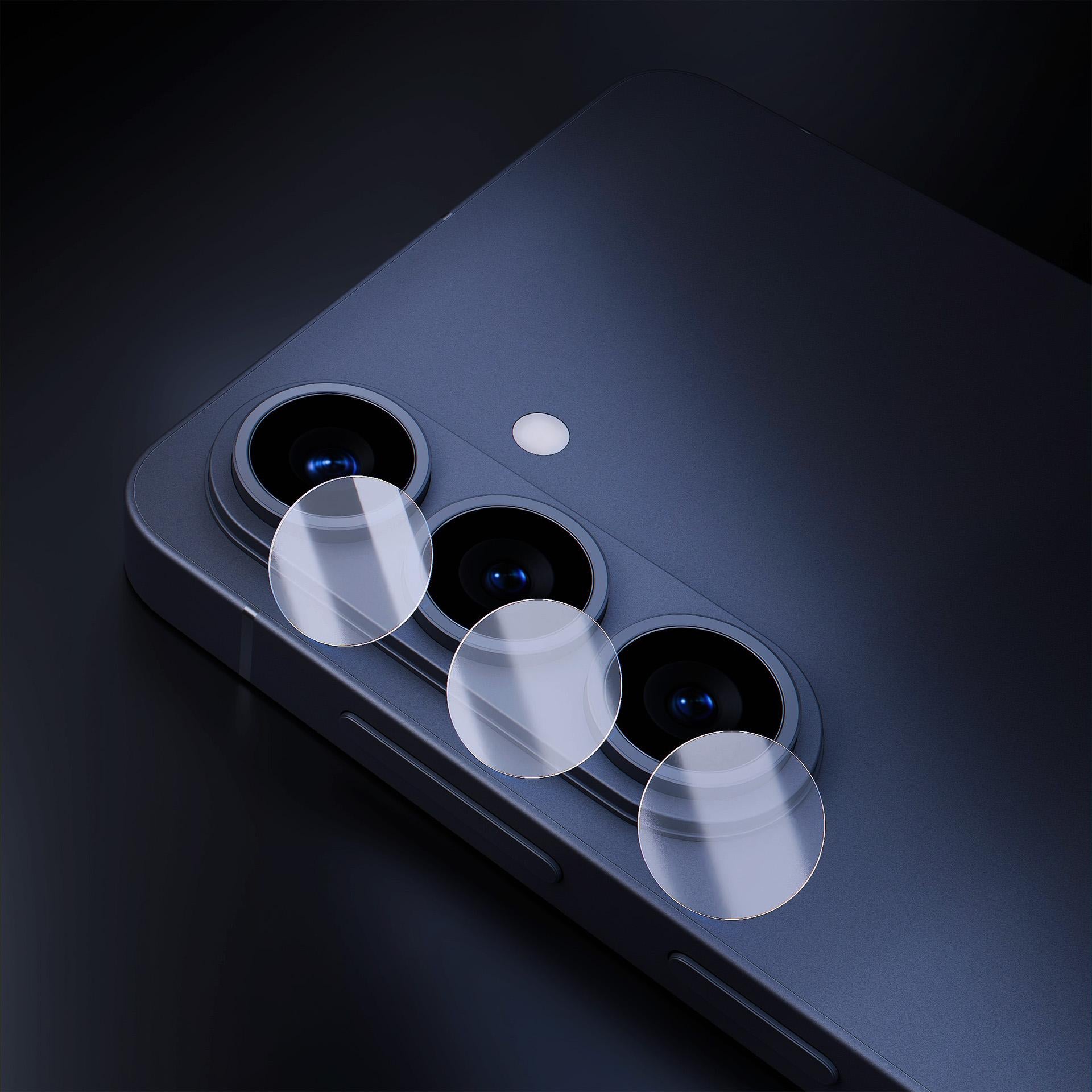 4x Hybridglas Kameraschutz für Galaxy S26 Plus, 3mk Hardy Fusion Lens Protection