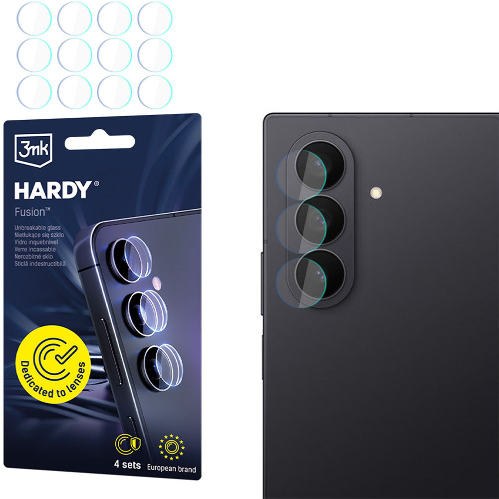 4x Hybridglas Kameraschutz für Linsen für Galaxy Z Fold8 Ultra, 3mk Hardy Fusion Lens Protection