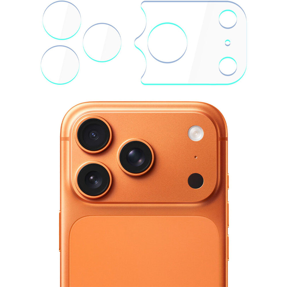 4x Hybridglas Kameraschutz für Linsen für iPhone 17 Pro, 3mk Hardy Fusion Lens Protection