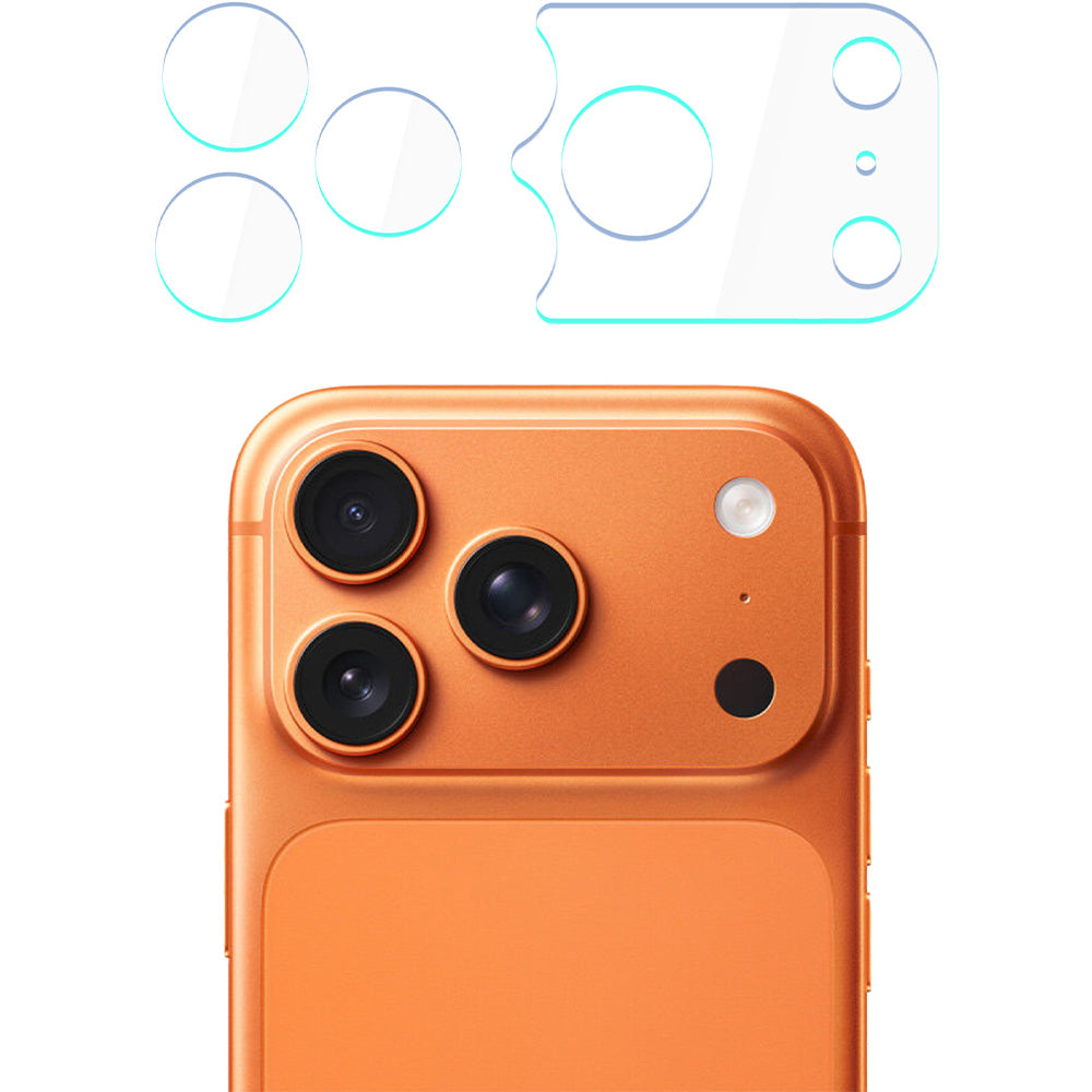 4x Hybridglas Kameraschutz für iPhone 17 Pro Max, 3mk Hardy Fusion Lens Protection