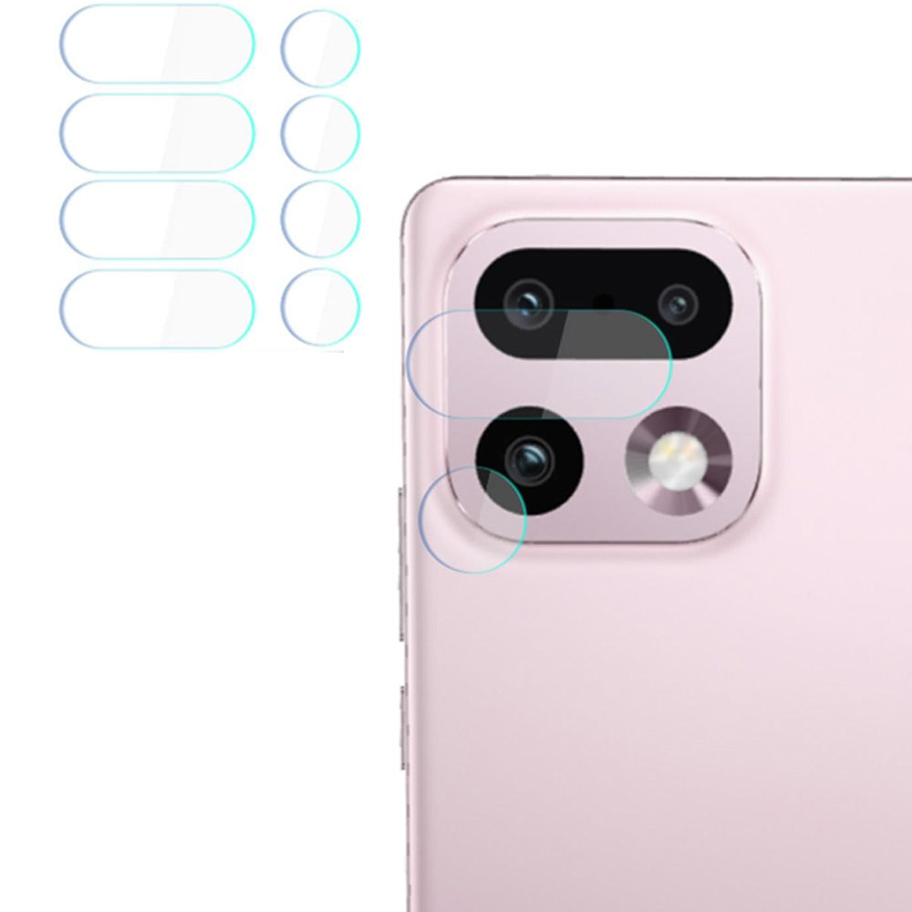 4x Hybridglas Kameraschutz für Linsen für Realme 16 Pro Plus 5G, 3mk Hardy Fusion Lens Protection