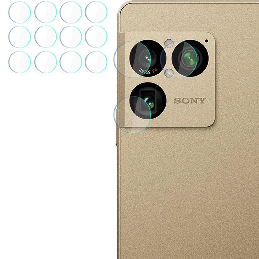 4x Hybridglas Kameraschutz für Xperia 1 VIII, 3mk Hardy Fusion Lens Protection