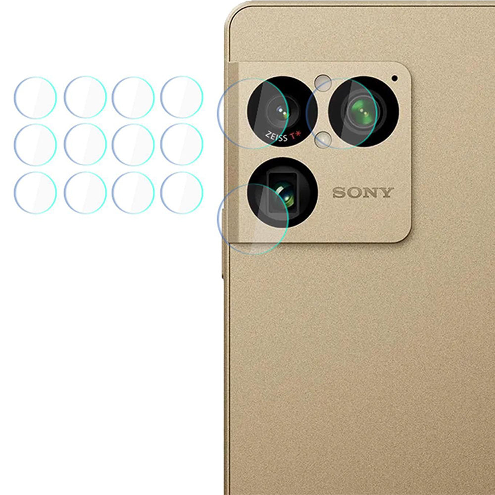 4x Hybridglas Kameraschutz für Xperia 1 VIII, 3mk Hardy Fusion Lens Protection