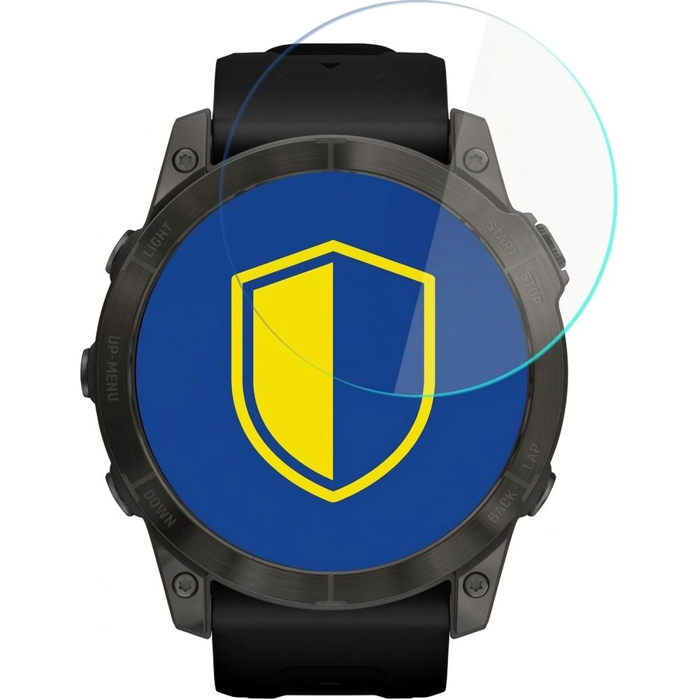 Hybridglas für Smartwatch Garmin Fenix 7, 3mk Hardy Fusion, 3 Stück
