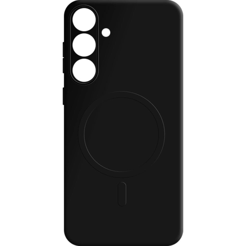 Handyhülle für Galaxy S24, 3mk Hardy Haptica MagCase mit MagSafe, Schwarz