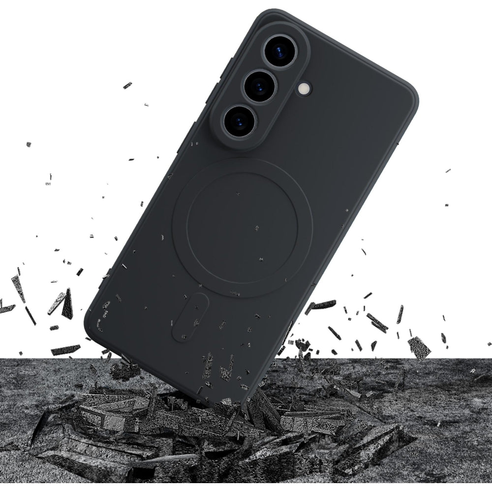 Handyhülle für Galaxy S26, 3mk Hardy Haptica MagCase mit MagSafe, Schwarz