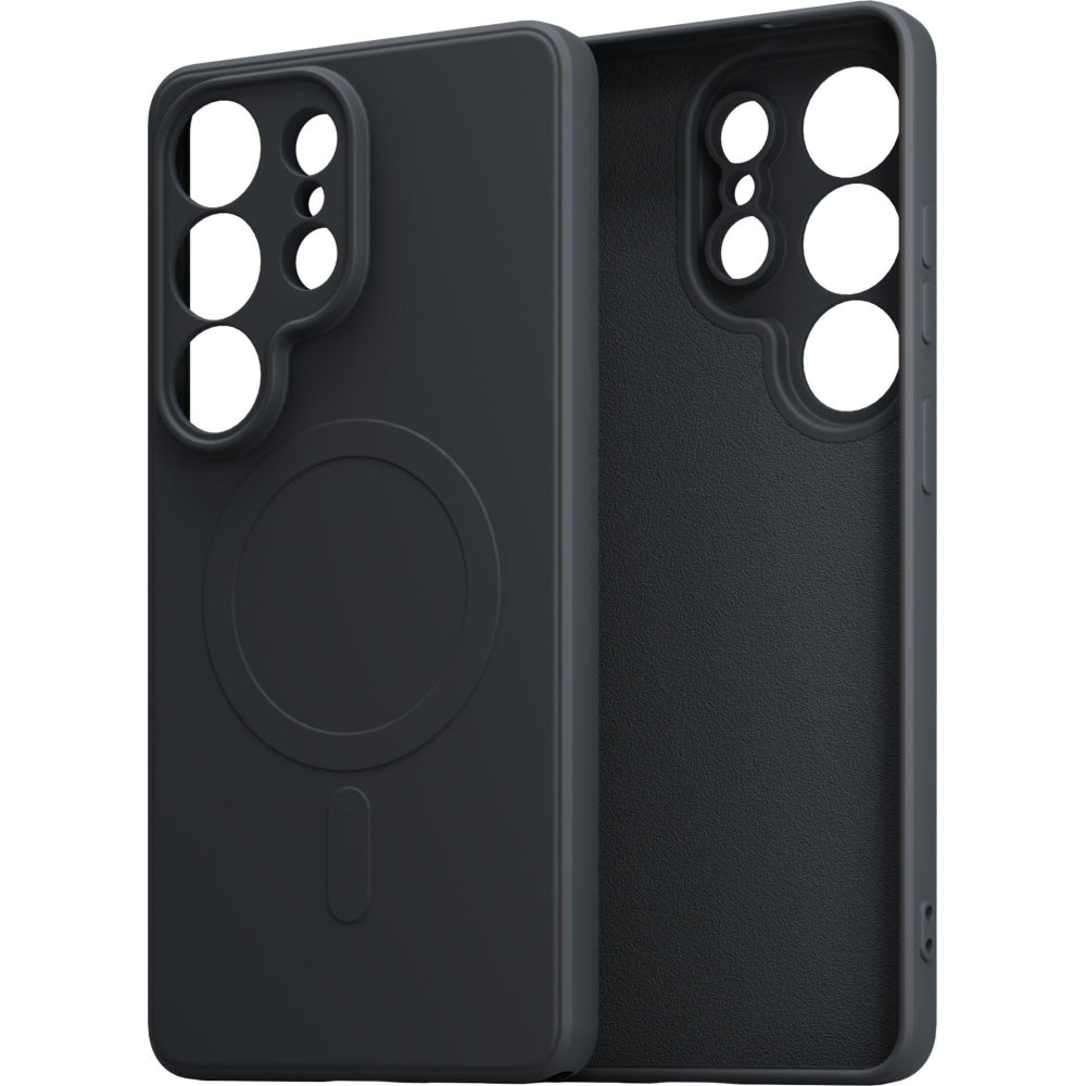 Handyhülle für Galaxy S26 Ultra, 3mk Hardy Haptica MagCase mit MagSafe, Schwarz
