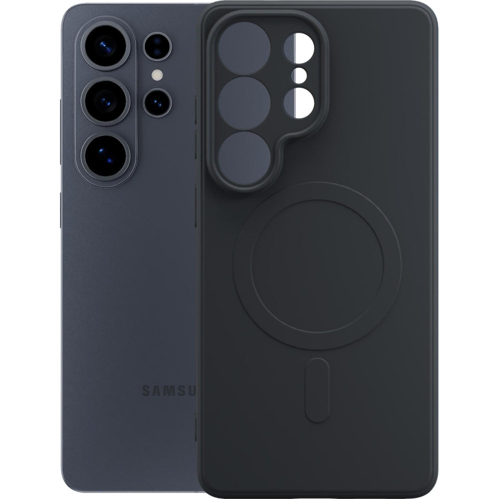 Handyhülle für Galaxy S26 Ultra, 3mk Hardy Haptica MagCase mit MagSafe, Schwarz