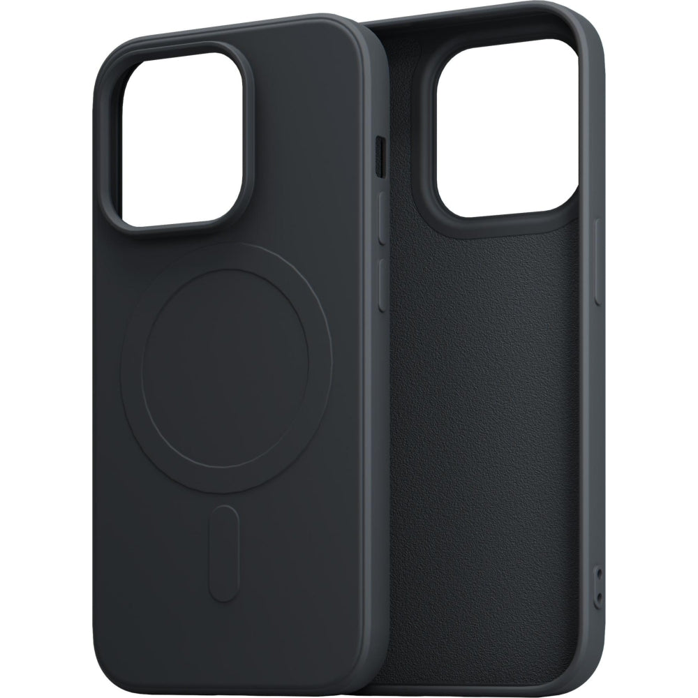 Handyhülle für iPhone 14 Pro, 3mk Hardy Haptica MagCase mit MagSafe, Schwarz