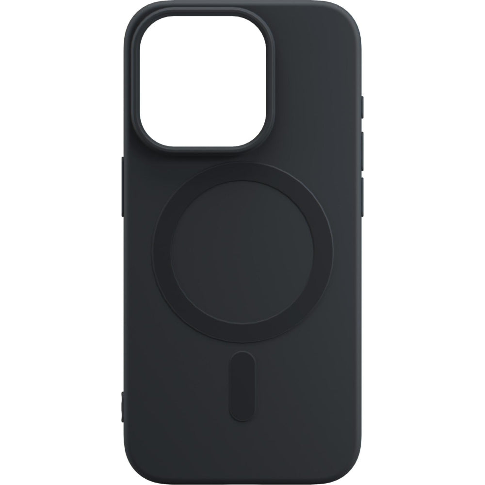 Handyhülle für iPhone 15 Pro, 3mk Hardy Haptica MagCase mit MagSafe, Schwarz