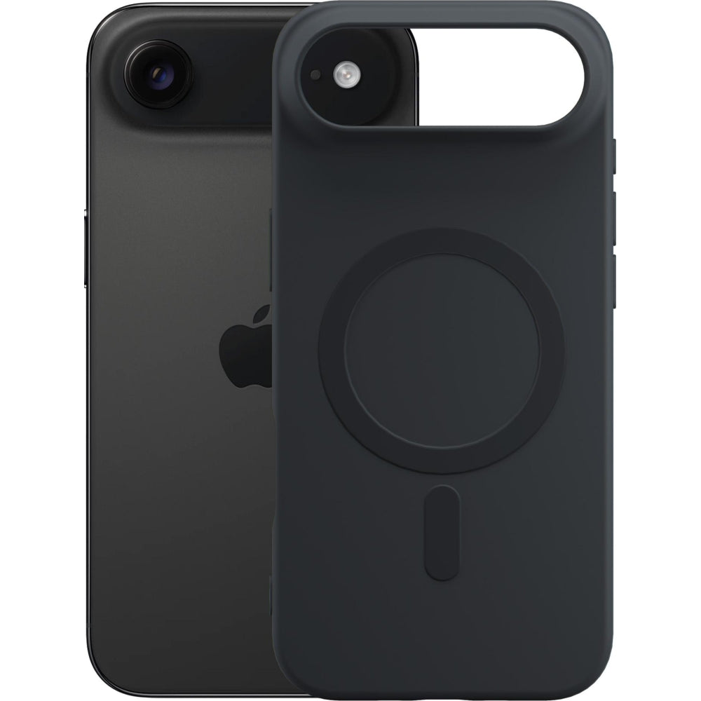 Handyhülle für iPhone Air, 3mk Hardy Haptica MagCase mit MagSafe, Schwarz