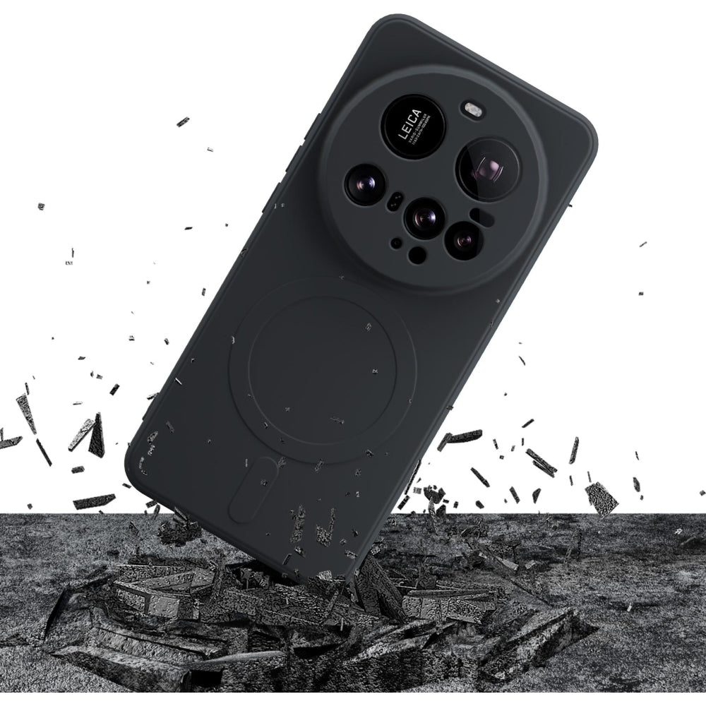 Handyhülle für Xiaomi 15 Ultra, 3mk Hardy Haptica MagCase mit MagSafe, Schwarz