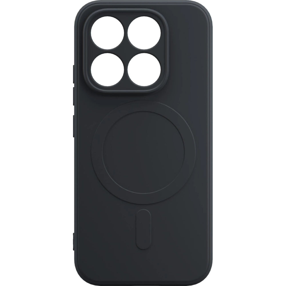 Handyhülle für Xiaomi 17, 3mk Hardy Haptica MagCase mit MagSafe, Schwarz