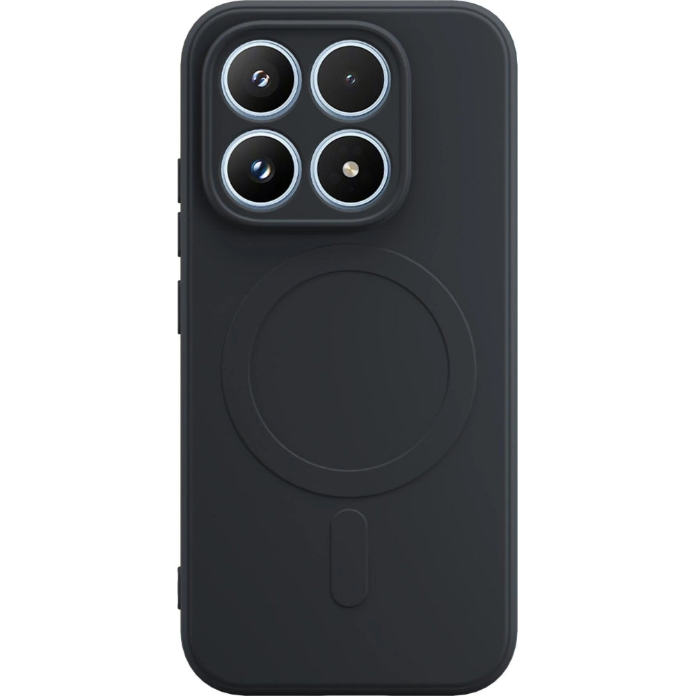 Handyhülle für Xiaomi 17, 3mk Hardy Haptica MagCase mit MagSafe, Schwarz