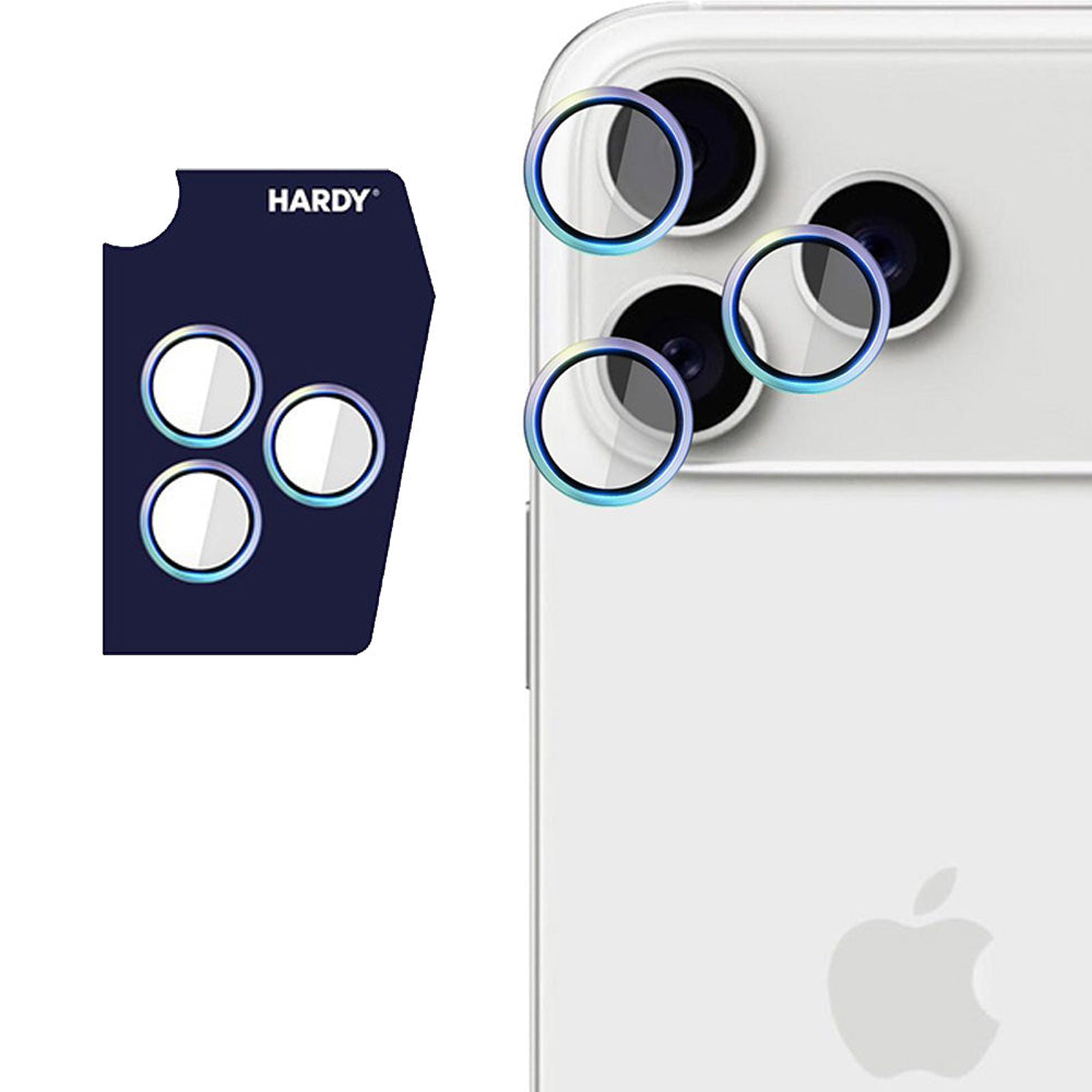 Objektivschutz für iPhone 17 Pro Max / 17 Pro, 3mk HARDY Lens Protection Pro, 1 Set, Bunt