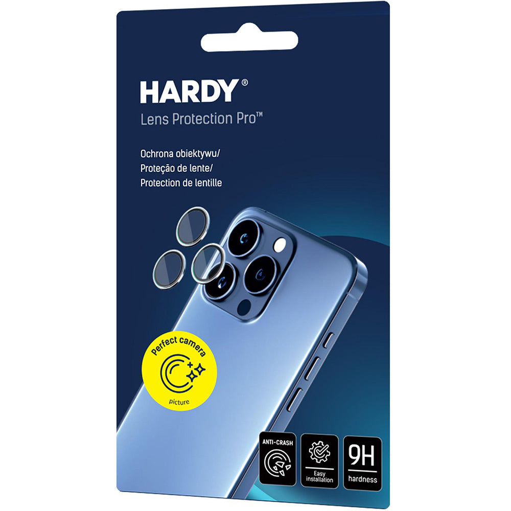 Objektivschutz für iPhone 17 Pro Max / 17 Pro, 3mk HARDY Lens Protection Pro, 1 Set, Silbern