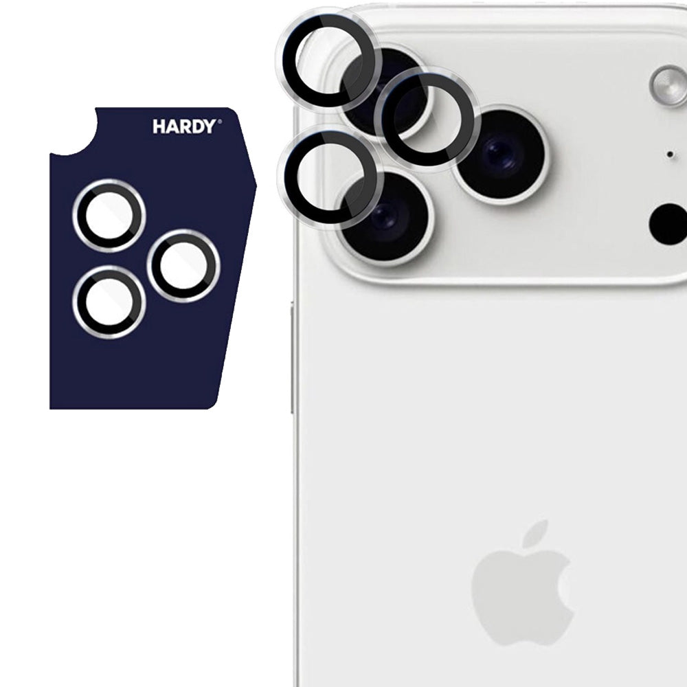 Objektivschutz für iPhone 17 Pro Max / 17 Pro, 3mk HARDY Lens Protection Pro, 1 Set, Transparent