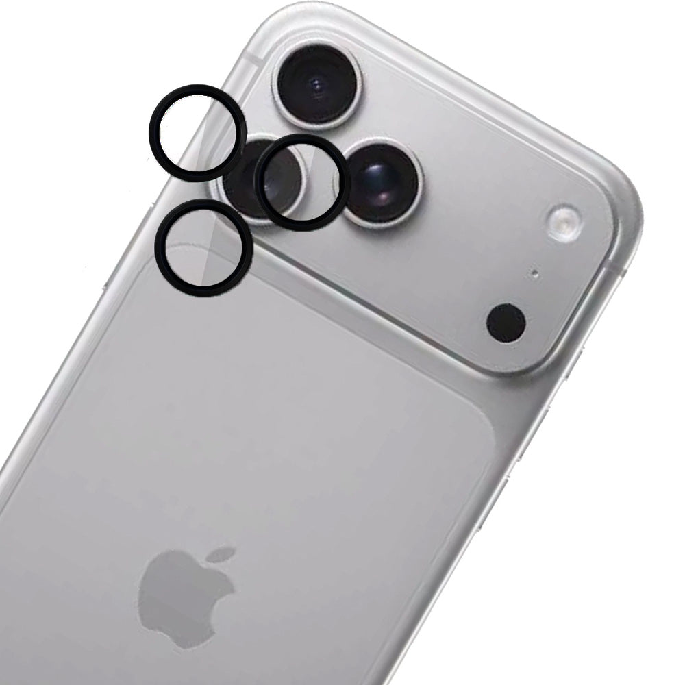 Objektivschutz für iPhone 18 Pro / Max, 3mk Hardy Lens Protection Pro, 1 Set, Schwarz (3/6)