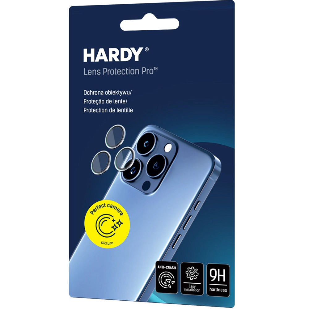 Objektivschutz für iPhone 18 Pro / Max, 3mk Hardy Lens Protection Pro, 1 Set, Schwarz (6/6)