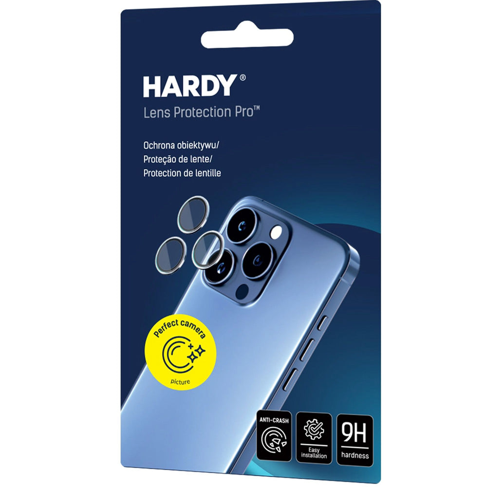 Objektivschutz für iPhone 18 Pro / Max, 3mk Hardy Lens Protection Pro, 1 Set, Hellblau (10/10)