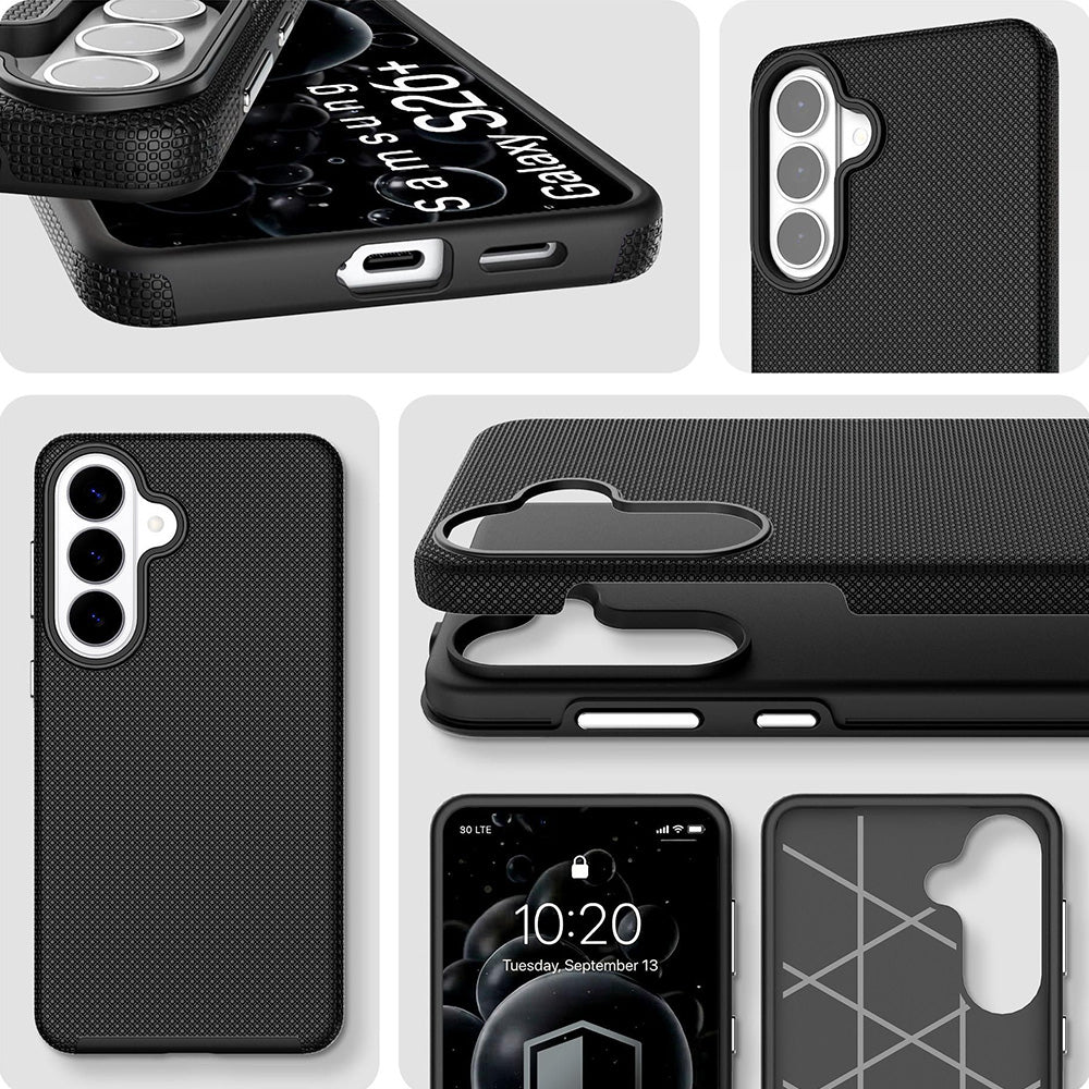 Handyhülle für Galaxy S26 Plus, 3mk Hardy Shockproof MagCase mit MagSafe, Schwarz