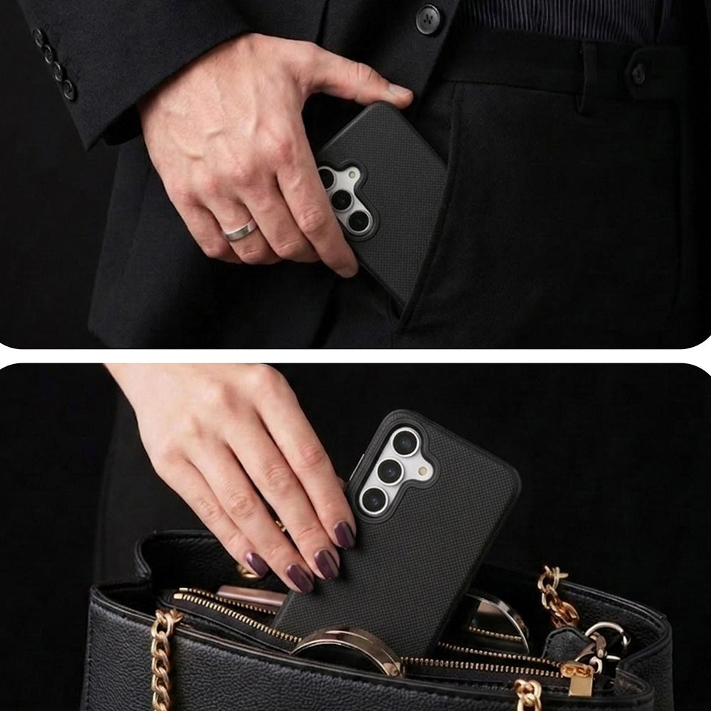 Handyhülle für Galaxy S26 Plus, 3mk Hardy Shockproof MagCase mit MagSafe, Schwarz