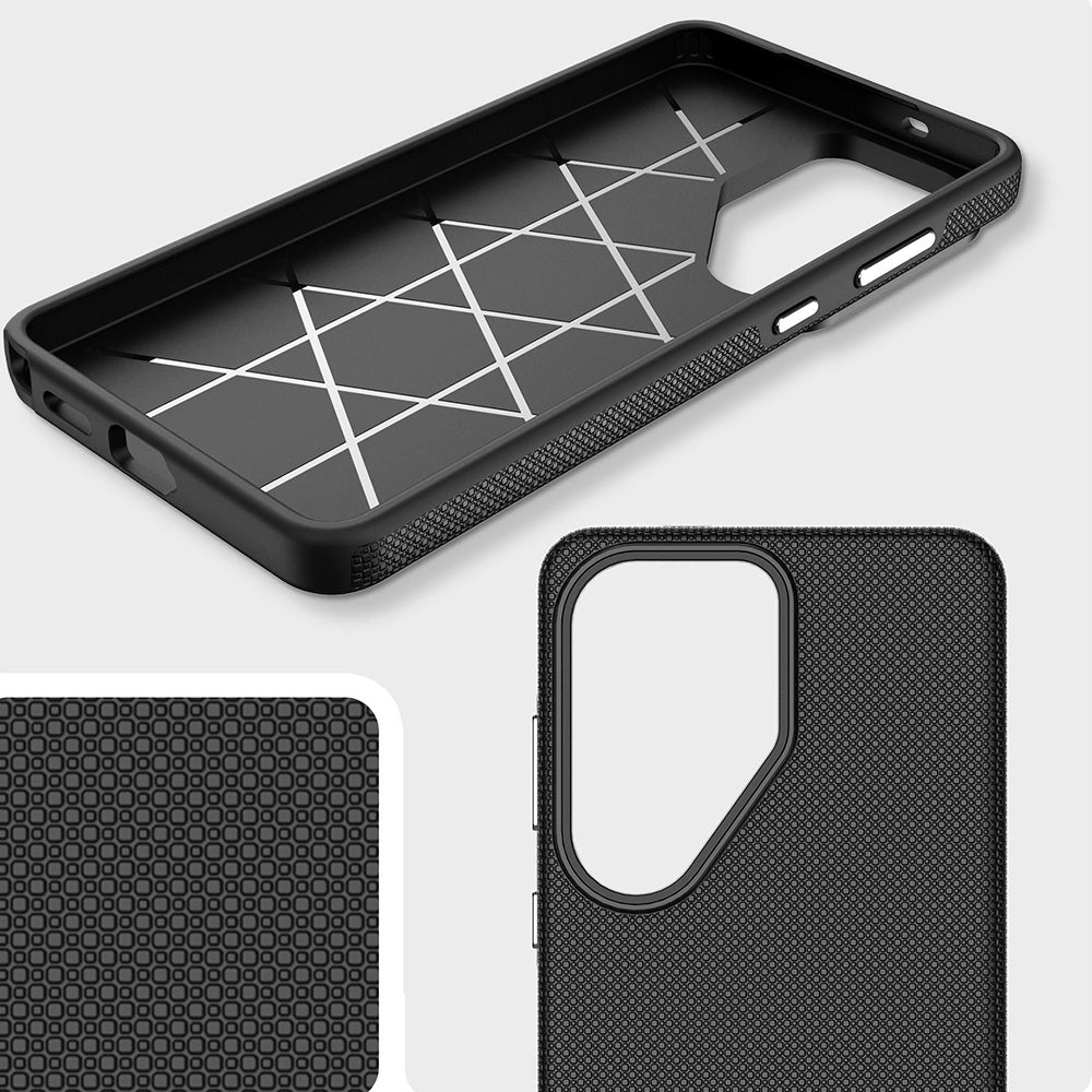 Handyhülle für Galaxy S26 Ultra, 3mk Hardy Shockproof MagCase mit MagSafe, Schwarz