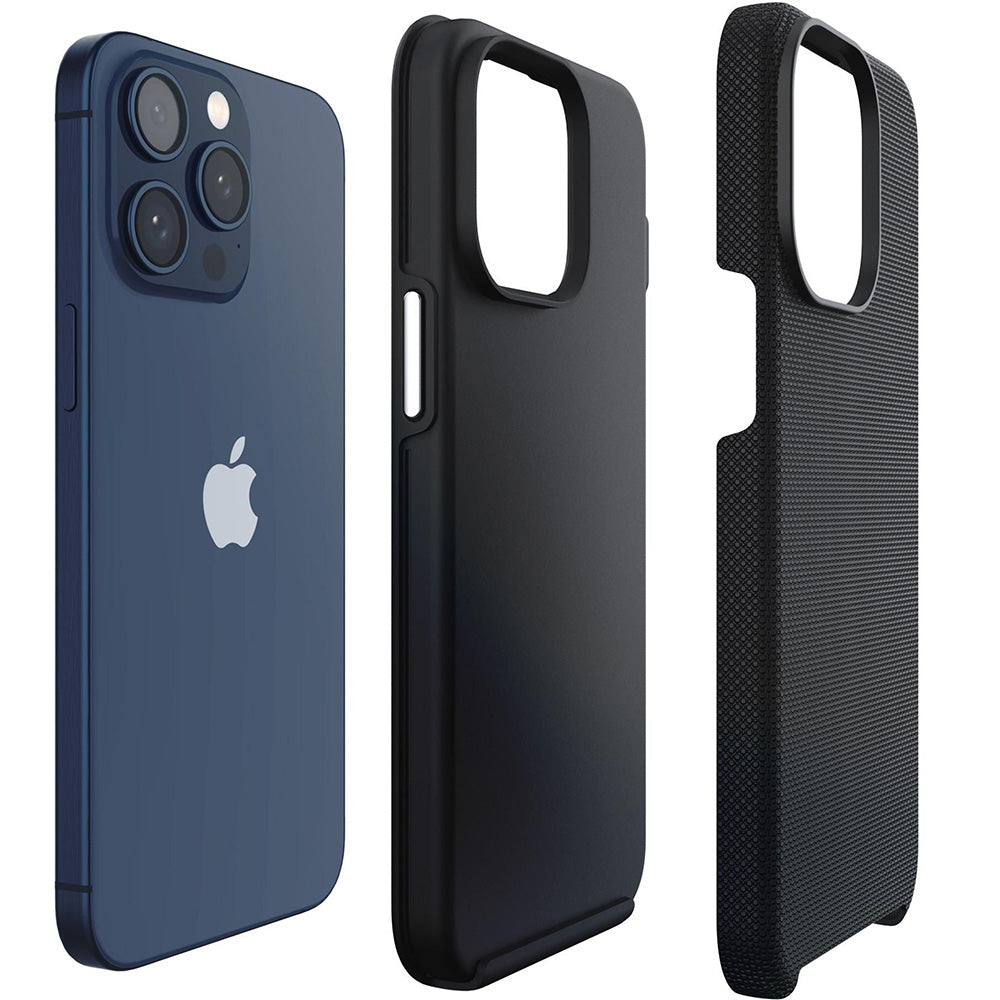 Handyhülle für iPhone 15 Pro, 3mk Hardy Shockproof MagCase mit MagSafe, Schwarz