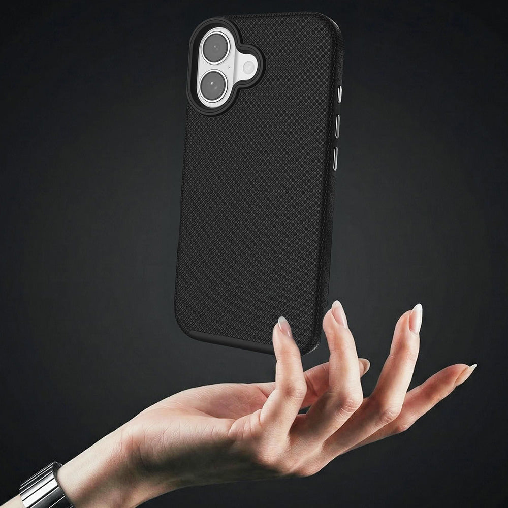 Handyhülle für iPhone 17, 3mk Hardy Shockproof MagCase mit MagSafe, Schwarz