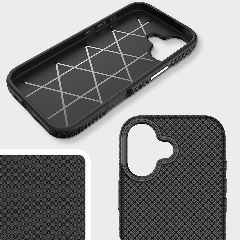Handyhülle für iPhone 17, 3mk Hardy Shockproof MagCase mit MagSafe, Schwarz