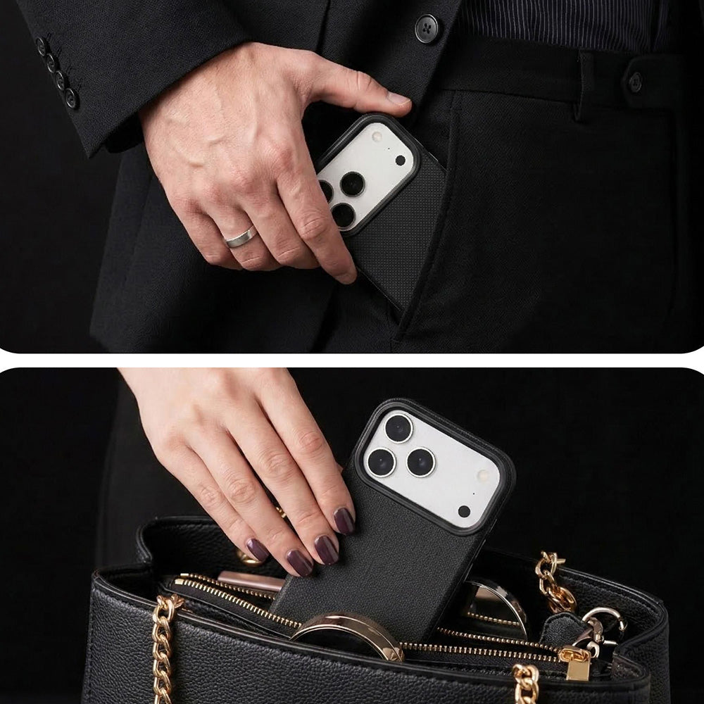 Handyhülle für iPhone 17 Pro Max, 3mk Hardy Shockproof MagCase mit MagSafe, Schwarz