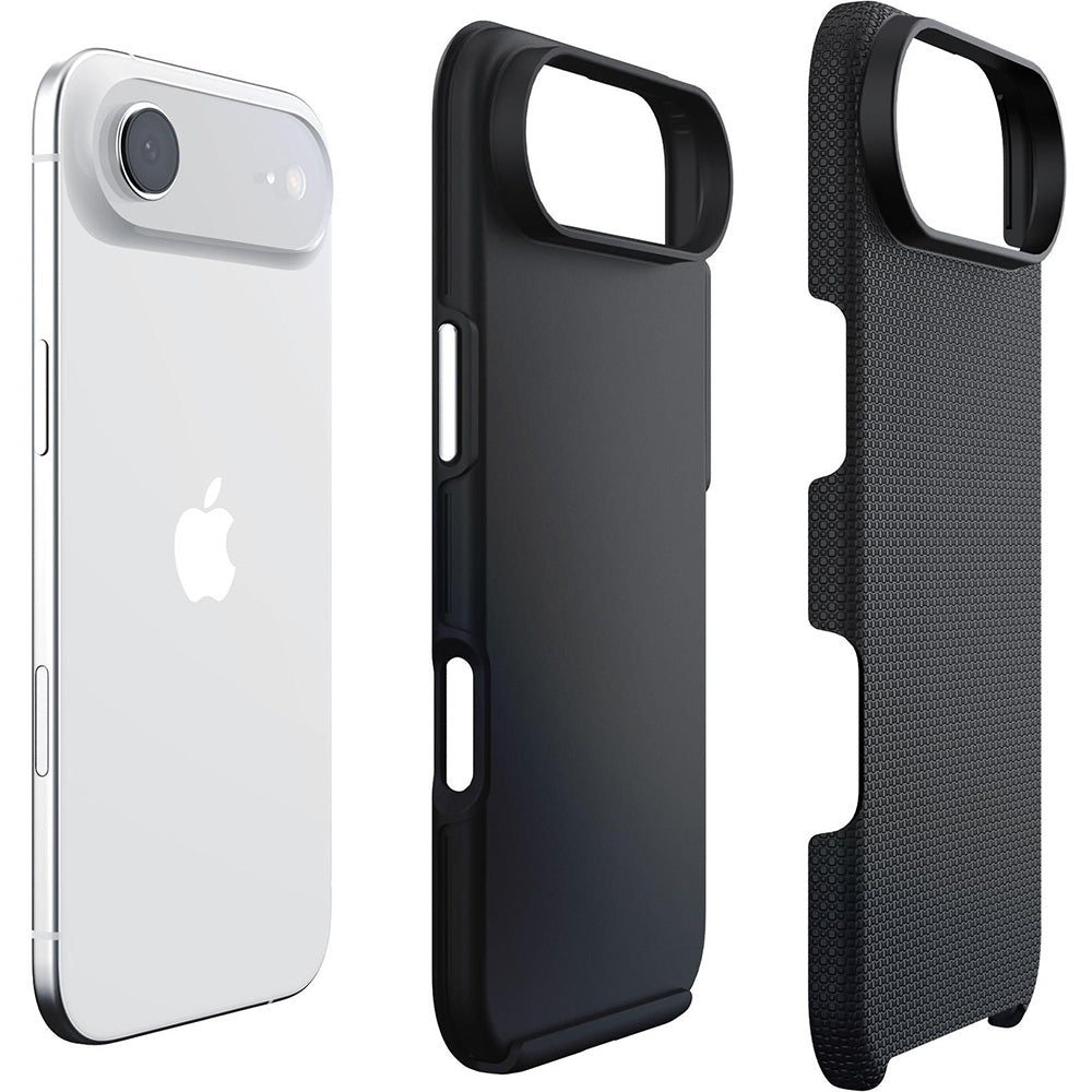 Handyhülle für iPhone Air, 3mk Hardy Shockproof MagCase mit MagSafe, Schwarz