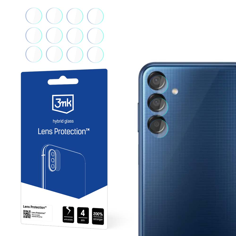 Objektivschutz für Samsung Galaxy M15 5G 3mk Lens Protection, 4 Sätze