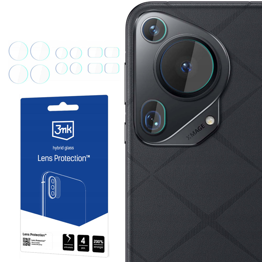 Objektivschutz für Huawei Pura 70 Ultra, 3mk Lens Protection, 4 Sätze