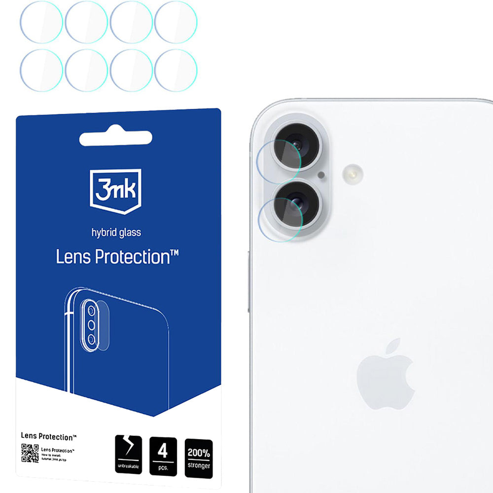 Objektivschutz für iPhone 17, 3mk Lens Protection, 4 Sätze