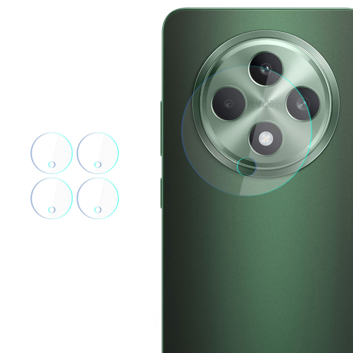 Objektivschutz für Oppo Reno12 FS/F, 3mk Lens Protection, 4 Stück