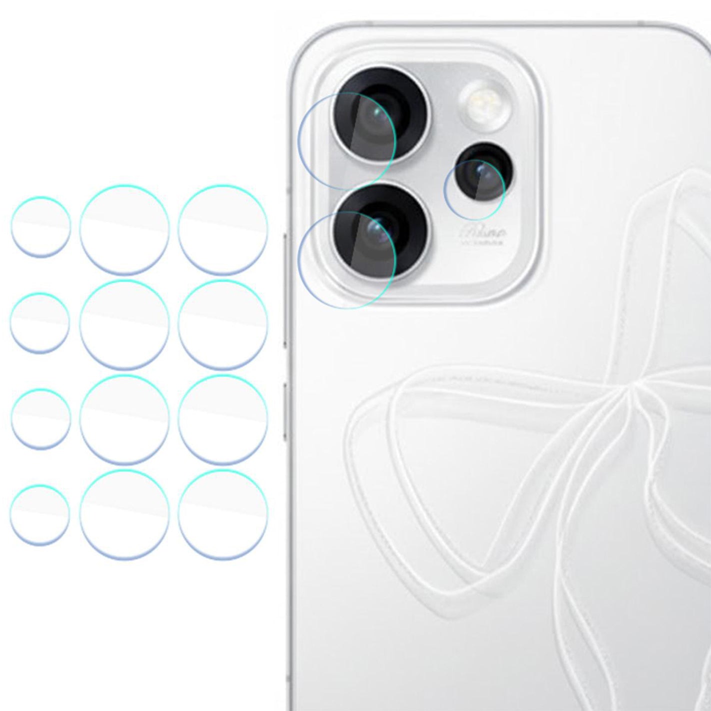 Objektivschutz für Oppo Reno 15 Pro, 3mk Lens Protection, 4 Sätze