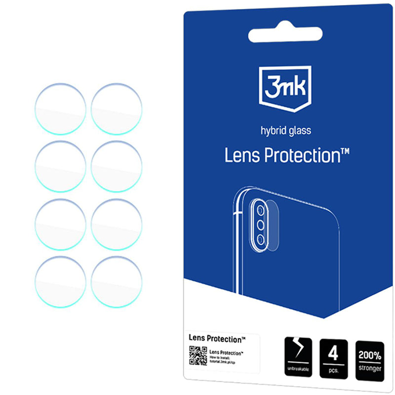 Objektivschutz für Xiaomi Poco X7 Pro, 3mk Lens Protection, 4 Sätze