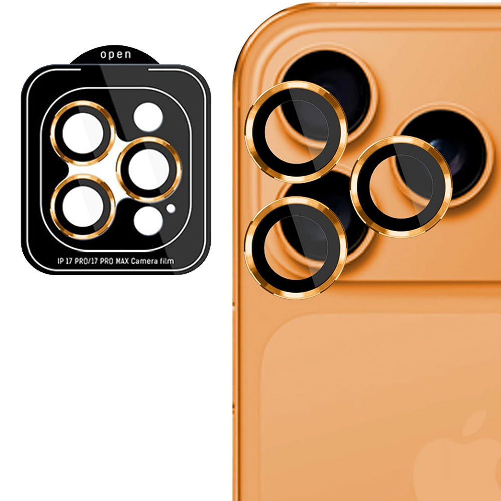 Objektivschutz für iPhone 17 Pro Max / 17 Pro, 3mk Lens Protection Pro, Orange